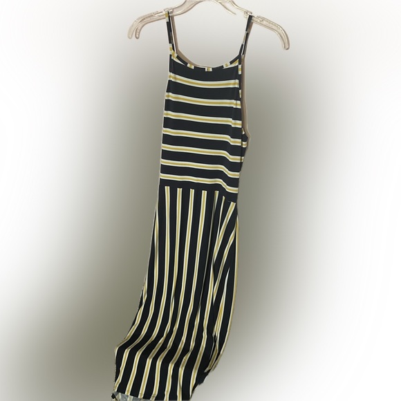 Caution to the Wind Maxi Striped Dress Sz Lrg - Picture 5 of 7